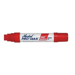 Markal Paint Marker, Permanent, Red  90902