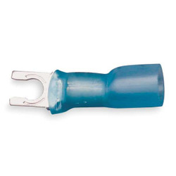 3m Fork Terminl,Lockng,1/4in Stud,Blue,PK25 MH14-14FLX