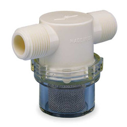 Ron-Vik Inline Strainer,2 7/16" H,305 micron 5586390