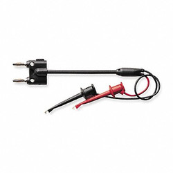 Pomona Electronics Mini Hook Test Lead,36 In. L,Black/Red 3786-C-36