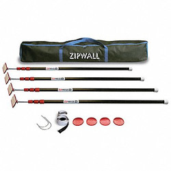 Zipwall Dust Barrier System, (4)  10 ft. Poles  ZP4