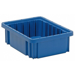 Quantum Storage Systems Divider Box,Blue,Polypropylene,12 DG91035BL