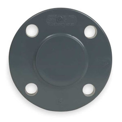 Sim Supply Blind Flange, 2 in, Schedule 80, Gray  9853-020