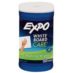 Expo Dry Erase Board Cleaning Wipes,6x9",PK50 81850A