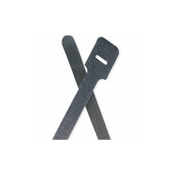 Ty-Rap Hook-and-Loop Cable Tie,13 in,Black,PK10 FO350-50-0