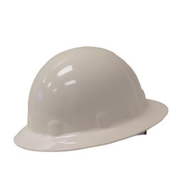 Honeywell Fibre-Metal® E-1 Full-Brim Hat, White, 1/Each