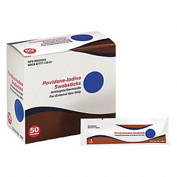 First Aid Only PVP Swabs,Antiseptics,PK50  M318