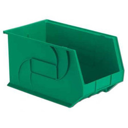 Lewisbins Hang and Stack Bin,Green,PP,10 in PB1811-10 Green