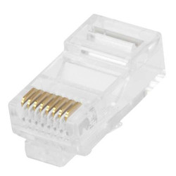 Monoprice Plug,Modular,RJ45,8P8C,Stranded,PK50 7322