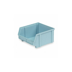 Lewisbins Hang and Stack Bin,Light Blue,PP,6 in PB41-F Lt Blue