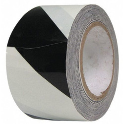 Condor Floor Tape,Black/White,2 inx108 ft,Roll 6FXV6