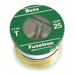 Eaton Bussmann Plug Fuse,T Series,30A,PK4 T-30