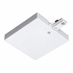 Juno Lighting T-Bar Power End Feed,White,4 1/8in R36 WH