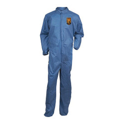 Kleenguard Collared Coveralls,XL,Blue,SMMMS,PK24 58504