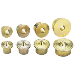 Best Way Tools Plated Steel Dowel Center Set (8-Piece) B25860