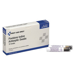 First Aid Only Topical Antiseptic,Swab,PK10 10-004