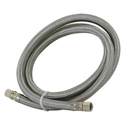 Sim Supply Water Connector,Stainless Steel,Braided  48387