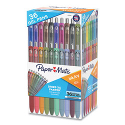 Paper Mate® PEN,IJ GEL 0.7MM 36CT,AST 2132016