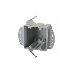 Cantex Electrical Box,2 Gang,48 cu. in.,PVC EZ48DNR