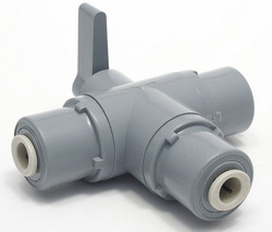 Sim Supply PVC Ball Valve,Push to Connect,3/8 in  6907690