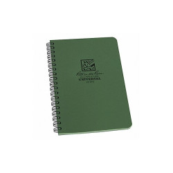 Rite in the Rain All Weather Notebook,Green Cover Color 973
