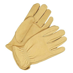 Bdg Leather Gloves,Shirred Slip-On,XL 20-1-366-XL