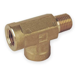 Parker Street Tee,Brass,1/2",FNPT x MNPT x FNPT 8-8-8 ST-B