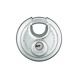 Abus Keyed Padlock, 3/4 in,Round,Silver 25EC/70 KA