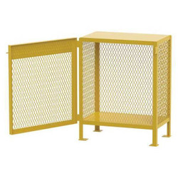 Jamco Cylinder Storage Cabinet, Yellow, Steel CW130YP