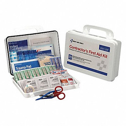 First Aid Only FirstAid Kit w/House,178pcs,6 5/8x3",WHT 9301-25P