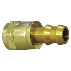 Aeroquip Hydraulic Hose Fitting,Brass,9/16"-18 4741-6B