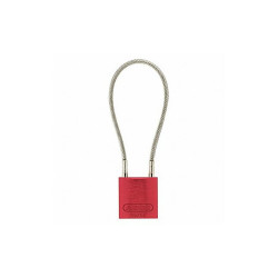 Abus Lockout Padlock,Key Different,Red Body 13027