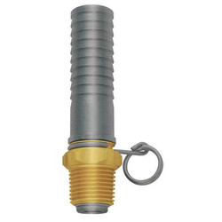 Sani-Lav Swivel Hose Adapter,Brass,5/8" x 1/2"  N22