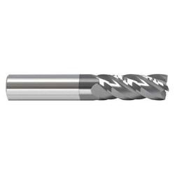 Sim Supply Sq. End Mill,Single End,Carb,1/8"  284-000061