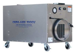 Omnitec Design Industrial Air Scrub,900cfm,1/2hp,Silver OA1000VM