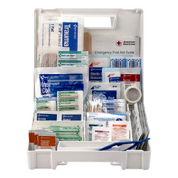 First Aid Only First Aid Kit w/House,200pcs,2.5x8",WHT FAO-134