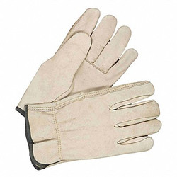 Bdg Leather Gloves,Shirred Slip-On Cuff,S 20-1-1571-9