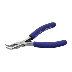 Aven Bent Needle Nose Plier,4-1/2" L,Smooth 10309