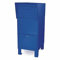 Salsbury Industries Courier Box,Blue 4975BLU
