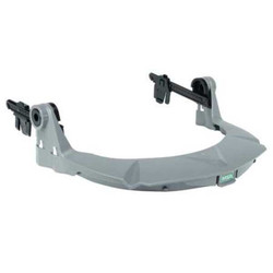 Msa Safety FaceShieldFrame,Gray,Plastic,Full-Frame 10121267