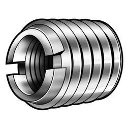 E-Z Lok Thread Insert,Stl,1/4-28,3/8L,Pk10 319-428