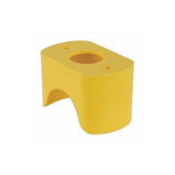 Schneider Electric Pushbutton Guard, 22 mm, Plastic, Yellow ZB4BZ2005