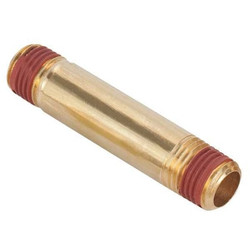 Parker Long Pipe Nipple,1/2 In,3-1/2 In L,Brass VS215PNL-8-35