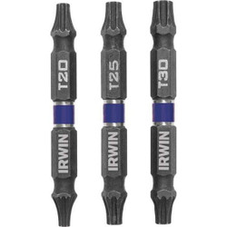 Irwin Power Bit,SAE,2-1/2" Bit L,PK3  IWAF32DETX3