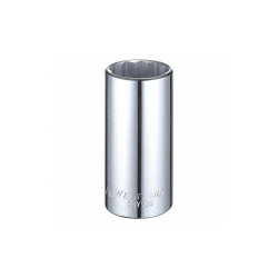 Westward Socket, Steel, Chrome, 1 3/16 in 53YV36