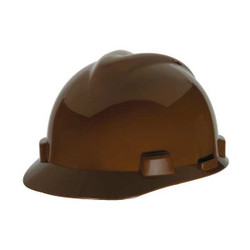 Msa Safety Hard Hat,Type 1, Class E,Pinlock,Brown 464658