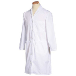 Fashion Seal Lab Coat,S,White,39-1/2 In. L 400 S