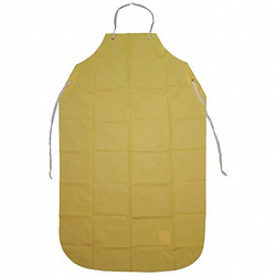 Ansell Bib Apron,Universal,Yellow,Urethane 56-600