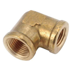 Manufacturer Varies 90 Reducing Elbow, Brass, 3/8 x 1/4 in 706205-0604