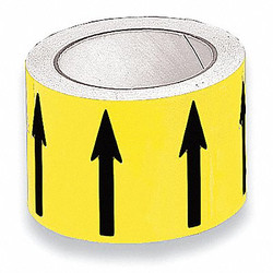 Harris Industries Banding Tape,Yellow,4in W,54ft Roll L DA3